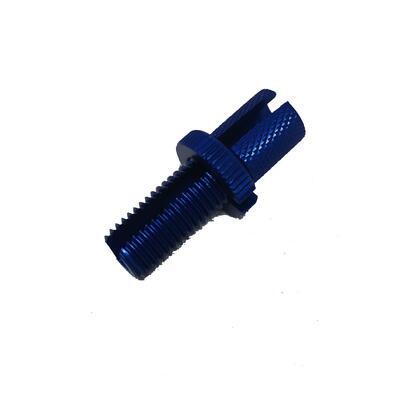 Adjuster screw for throttle Blue