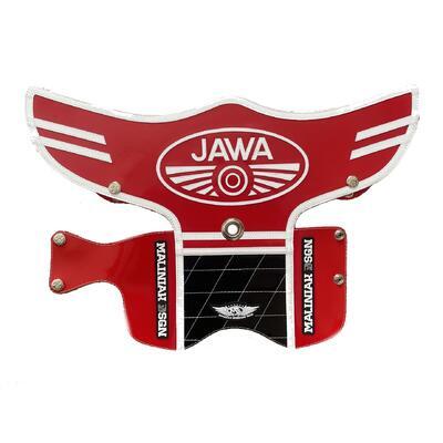 JAWA Fork cover Red/Black, RB
