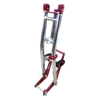 JAWA Front fork reduced Chrome +Red, Red